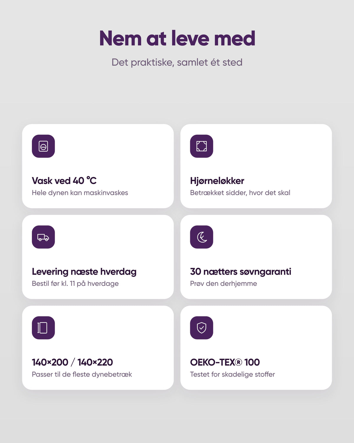 Vask ved 40 grader, hjørneløkker